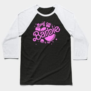 Come On Barbie Dots Baseball T-Shirt